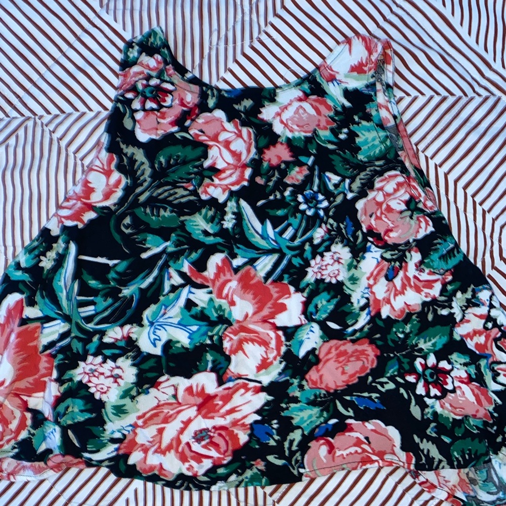 Floral crop top